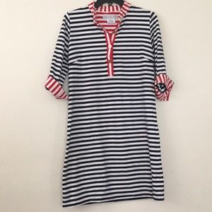 Size Large Gretchen Scott striped dress